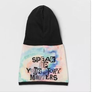 Pride tie dye pet hoodie large for bigger cats and dogs